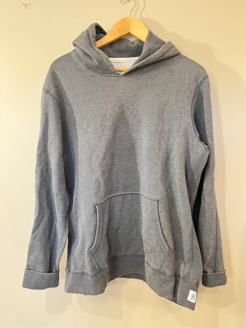 Reigning Champ Gray Pullover Hoodie